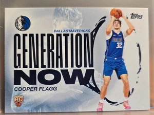 2025-26 Topps Basketball Cooper Flagg #GN-1 Generation Now RC Dallas Mavericks - Picture 1 of 2