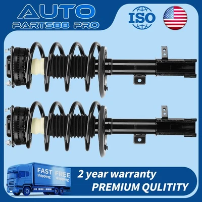 Front Struts w/ Coil Spring for 2007 - 2014 Chrysler Sebring Dodge Avenger 2.4L Foto 1 de 4
