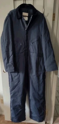 Vtg Walls Insulated Heavy Duty Coverall Canvas Winter Wear Workwear Sz XL 46-48 - Image 1 of 4
