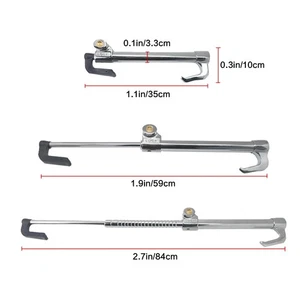 Anti-Theft Pedal Steering Wheel Car Lock, Heavy Duty Brake Clutch Immobilise - Picture 1 of 6