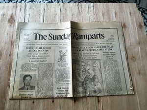 SUNDAY RAMPARTS #6 12/4/1966 San Quentin Berkeley Abortion politics - Picture 1 of 1