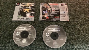 Command & Conquer black label discs and platinum inserts only Playstation 1 PS1 - Picture 1 of 3
