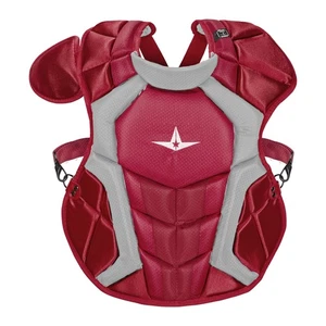 All-Star System Seven Pro NOCSAE Adult Baseball Catcher's Chest Protector Maroon - Picture 1 of 1