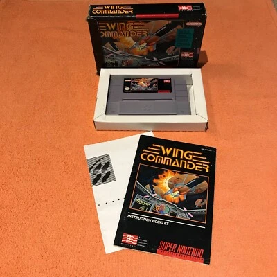 Wing Commander Nintendo SNES Video Game with Box and Manual - Bild 1 von 4