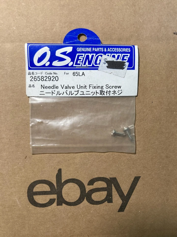 2 de O.S. Tornillo de fijación de unidad de válvula de aguja motor R/C 26582920 65LA NUEVO EN PAQUETE Foto 1 de 1