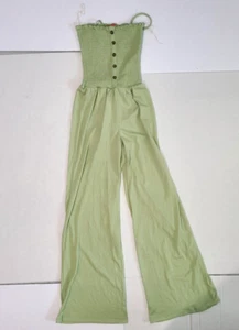 Hot Kiss women's green jumpsuit size M. - Foto 1 di 6