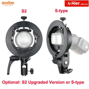 Godox S-Type Bracket or S2 Bracket Holder Bowens Mount For Speedlite Flash - Picture 1 of 15