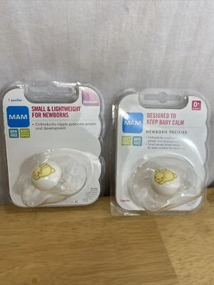 妈妈奶嘴 2 件装新生儿轻便 BPA & BPS 不含 — 第 1/3 张图片