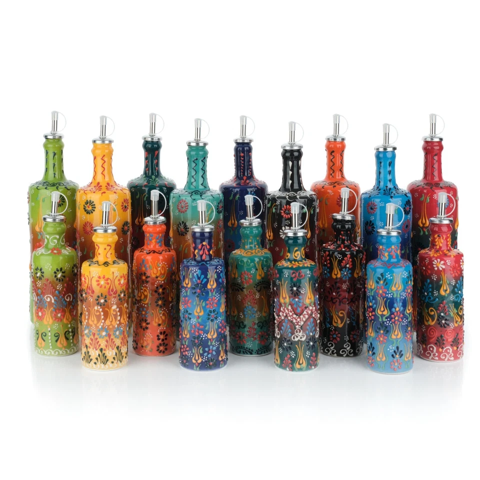 Handmade Ceramic Oil Dispenser,  7.5Oz Oil Dispenser, Olive Oil Dispenser Bottle - Image 1 of 1
