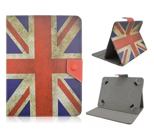 Universal Schutzhülle f. 8 Zoll Tablet eBook Cover ''UK Flag'' Case Tasche Hülle - Picture 1 of 8