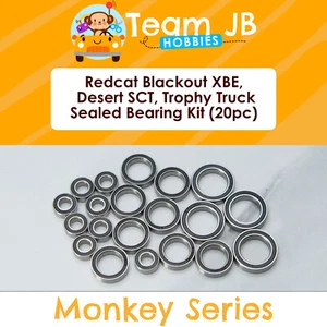 Redcat Blackout XBE, Desert SCT, Trophy Truck - Kit de 20 rodamientos sellados de goma - Imagen 1 de 2