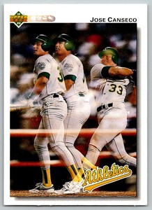 1992 Upper Deck #333 Jose Canseco Near mint or better