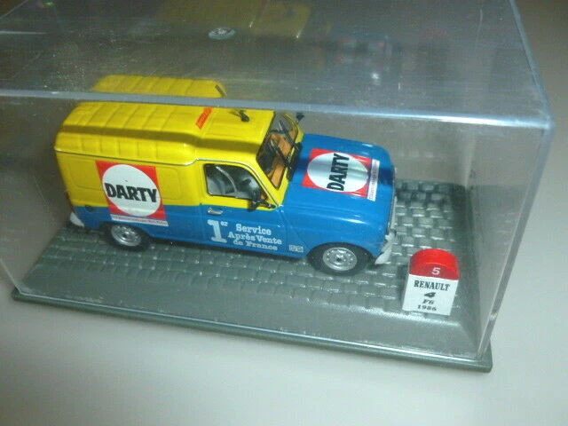Die cast 1/43 Modellino auto Renault 4 Furgonata darty pubblicitaria  - Immagine 1 di 1