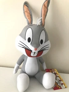 Neuer großer Lonney Tones Plüsch Bugs Bunny. 10 zoll. Offizielles Spielzeug. Soft. Neu mit Etikett - Bild 1 von 3