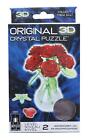 Red Roses in Vase 44 Piece 3D Crystal Jigsaw Puzzle