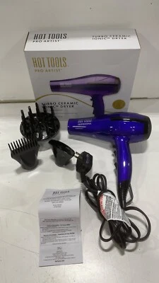 Hot Tools Professional Turbo Ceramic Ionic Hair Blow Dryer Purple - Image 1 of 3