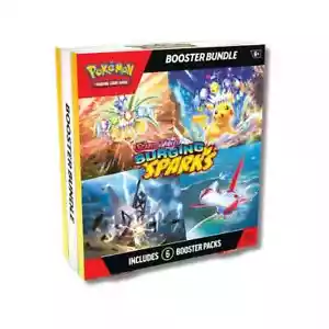 Pokemon Surging Sparks SV08 Booster Bundle TCG 6 packs New Sealed - Picture 1 of 1