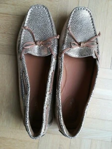 Clarks - Damen Mokassins, Gr. 37 gold, neuwertig - Bild 1 von 5