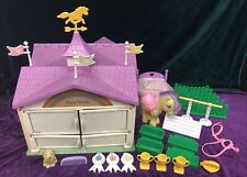 Vintage 1983 My Little Pony Show Stable Only Missing 1 Flag~Otherwise Complete!!