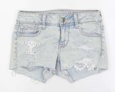 American Eagle Outfitters Womens Blue 100% Co...