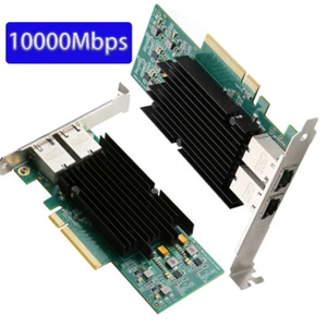 Game PCIE Card Server network card Ethernet 10 Gigabit Lan Card RJ45 LAN Adapter - Picture 1 of 6