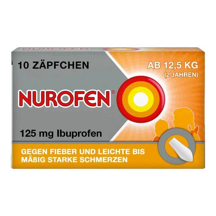 NUROFEN® Junior 125 mg Zäpfchen · 10 St · PZN 04660785