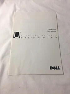 Dell ~ VGA 1024i Color Monitor ~ User's Guide - Picture 1 of 4