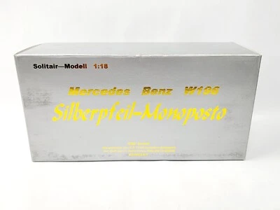 CMC GMBH MERCEDES BENZ W196 SILBERPFEIL MONOPOSTO 1/18 SCALE NEW IN BOX!! - Image 1 of 4