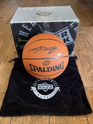 LeBron James Autographed Basketball Upper Deck Official Game Ball Signed UDA - Image 1 of 4