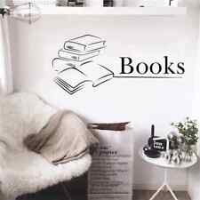 Books Library Bookworm Education School Wall Decals Decor Wall Sticker