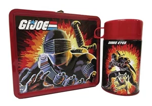 G.I. Joe Tin Titans Snake Eyes Lunch Box & Thermos PX Excl. Surreal Ent. - Afbeelding 1 van 3