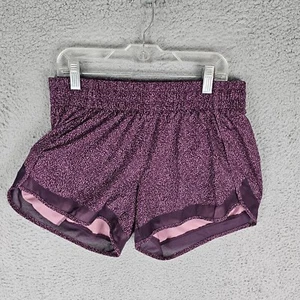 Athleta Women XS Printed Mesh Racer Run Shorts 4" Mid Rise Pull On - Picture 1 of 14