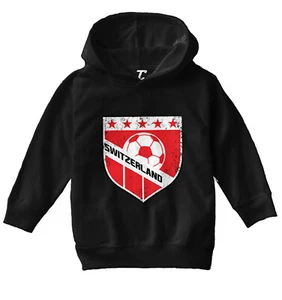 Switzerland Soccer - Distressed Badge Pride Proud Toddler/Youth Hoodie - Picture 1 of 12