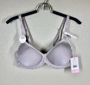 Cake Maternity Waffles Underwire Nursing Bra size 36D Oyster Pink NWT - Picture 1 of 8