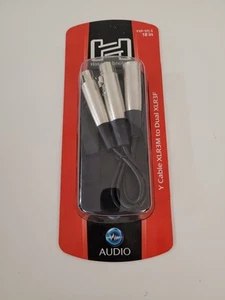 Hosa Y Kabel Dual XLR3F auf XLR3M - 18 Zoll - AUSVERKAUF - Bild 1 von 2