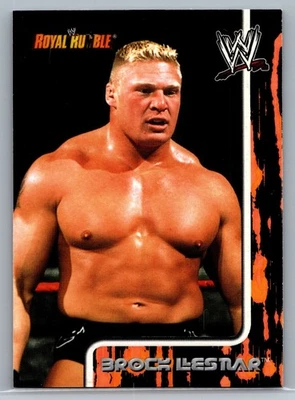 *RARO* 2002 Fleer WWE Brock Lesnar #4 Royal Rumble (RC) 🔥 Foto 1 de 2