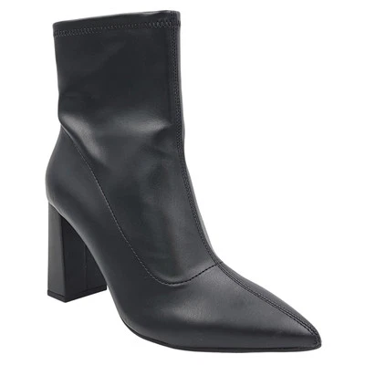 Wild Pair Women Iloise Pointed Toe Ankle Booties Size US 8M Black Smooth - Image 1 of 4