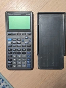 Texas Instrument TI 82 Graphing Calculator W Cover Tested - Picture 1 of 7