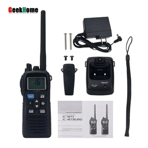 IC-M73 Plus Waterproof Walkie Talkie Support Noise Cancellation & Recording gh23 - Picture 1 of 7