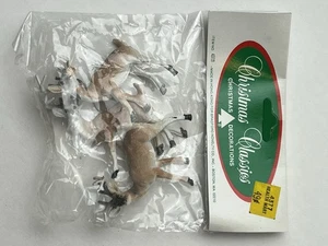 🎄Vintage Christmas Classics Rentier 3er Pack versiegelt Dekor alter Lagerbestand 1 Tag Versand👍 - Bild 1 von 4