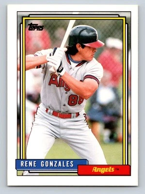 1992 Topps Traded #42T Rene Gonzales California Angels - NM/MT - Image 1 of 2