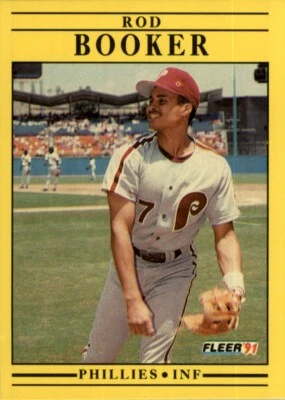 1991 Fleer MLB Rod Booker #388 - Image 1 of 2