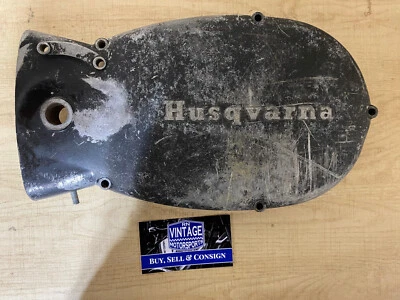 Husqvarna 250 360 400 Cross 1970-71 motor 4 velocidades cubierta del cárter derecho usado Foto 1 de 4