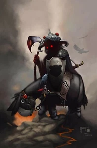 Do You Pooh Frank Frazetta TODESHÄNDLER Hommage JUNGFRAU Variante von Marat Mychaels - Bild 1 von 2