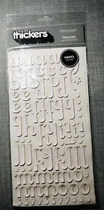 NEW ~ THICKERS ~ VINYL STICKERS  ~ "POOLSIDE"  VINYL LETTER STICKERS ~ WHITE ~ - Picture 1 of 3