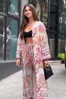 BNWT Zara Multicoloured Printed Kimono & Trousers Co Ord Set Size XS