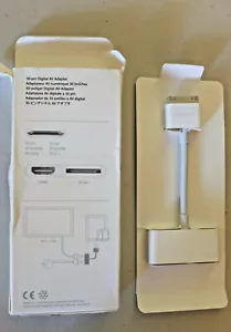 Apple MD098ZM/A 30 Pin Digital AV Adapter - White - Picture 1 of 3
