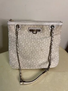 Donna Karan DKNY Purse Soft Quilted Leather Luxury Shoulder Handbag Satchel - Picture 1 of 8