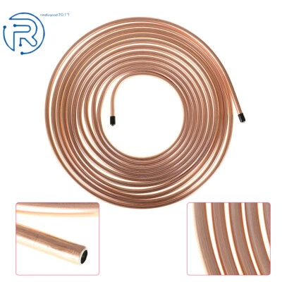 Brake Fuel & Trans Line Tubing  5/16" Copper Nickel 25 Ft Roll Coil - Image 1 of 4