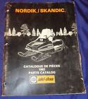 BS684 1982 Ski-Doo Nordik Skandic Parts Catalog 480 1156 00 Manual